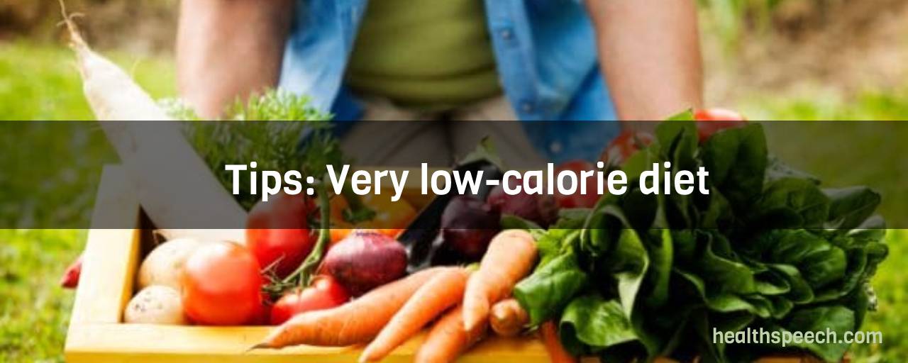 Tips: Very low-calorie diet supports